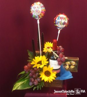 flores chocolates globos
