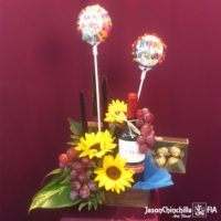 flores chocolates globos