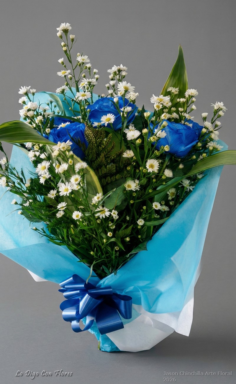 rosas azules