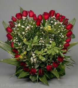 Corazon de rosas