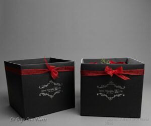 Caja con rosas entrega domicilio
