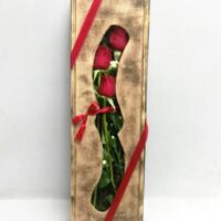 Caja con rosas
