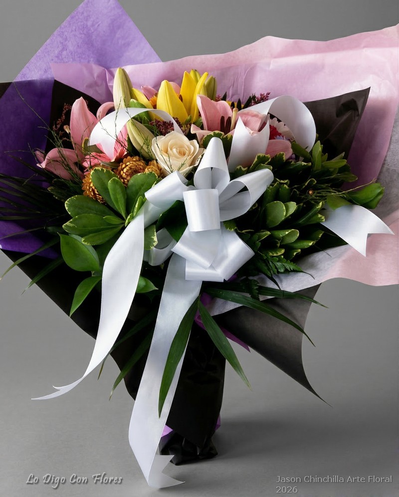 ramo de flores variadas en desamparados