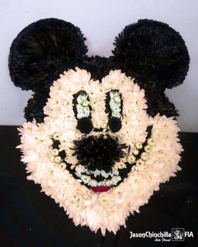 Mickey Mouse de flores