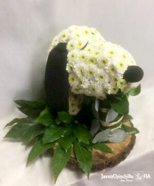 Snoopy con flores
