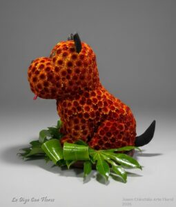 Perro floral