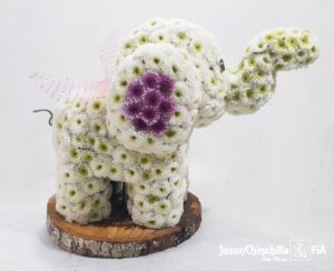 Elefante con flores