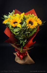 Ramo de girasoles entrega a domicilio