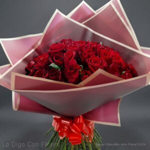ramo de rosas rojas