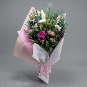 ramo de flores con servicio express