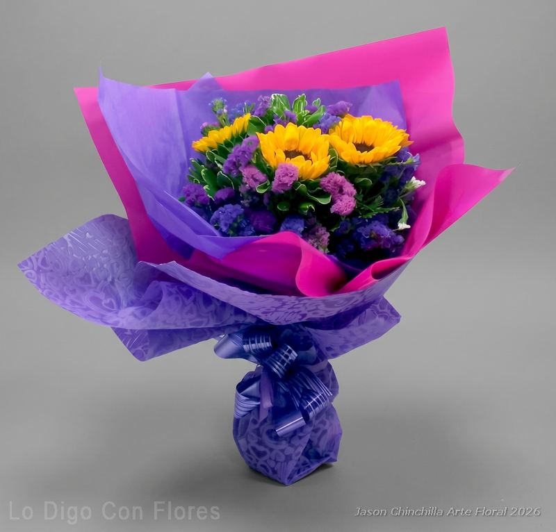 ramo de girasoles para entrega