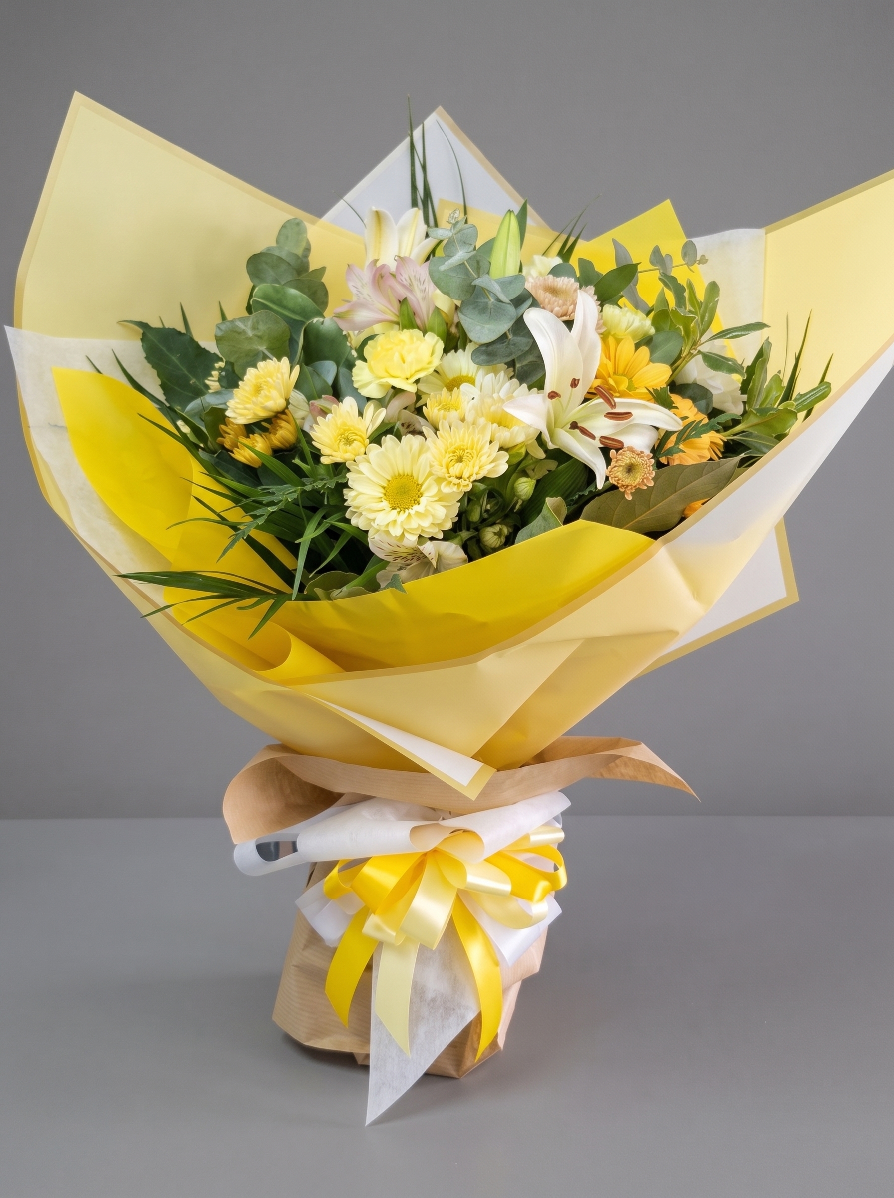 Ramo de flores amarillas para entrega en san jose