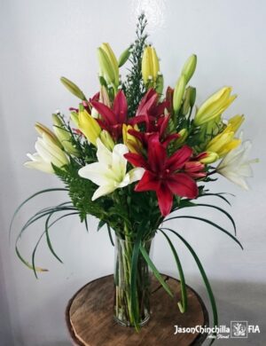 Florero con Lirios