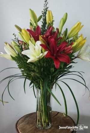 Florero con Lirios