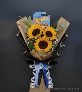 Hot Wheel y Girasoles