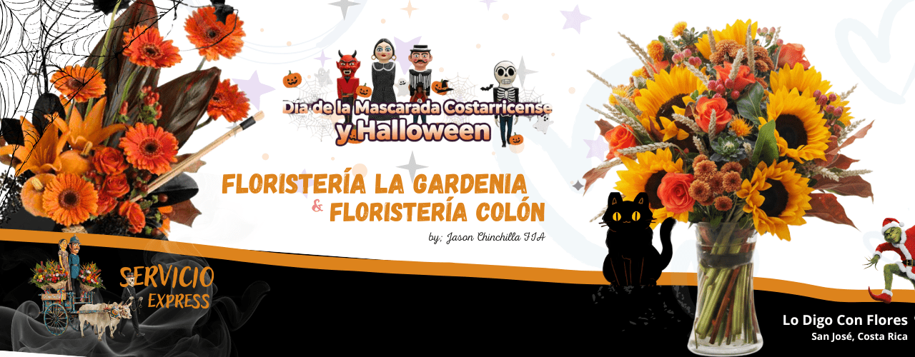 flores halloween