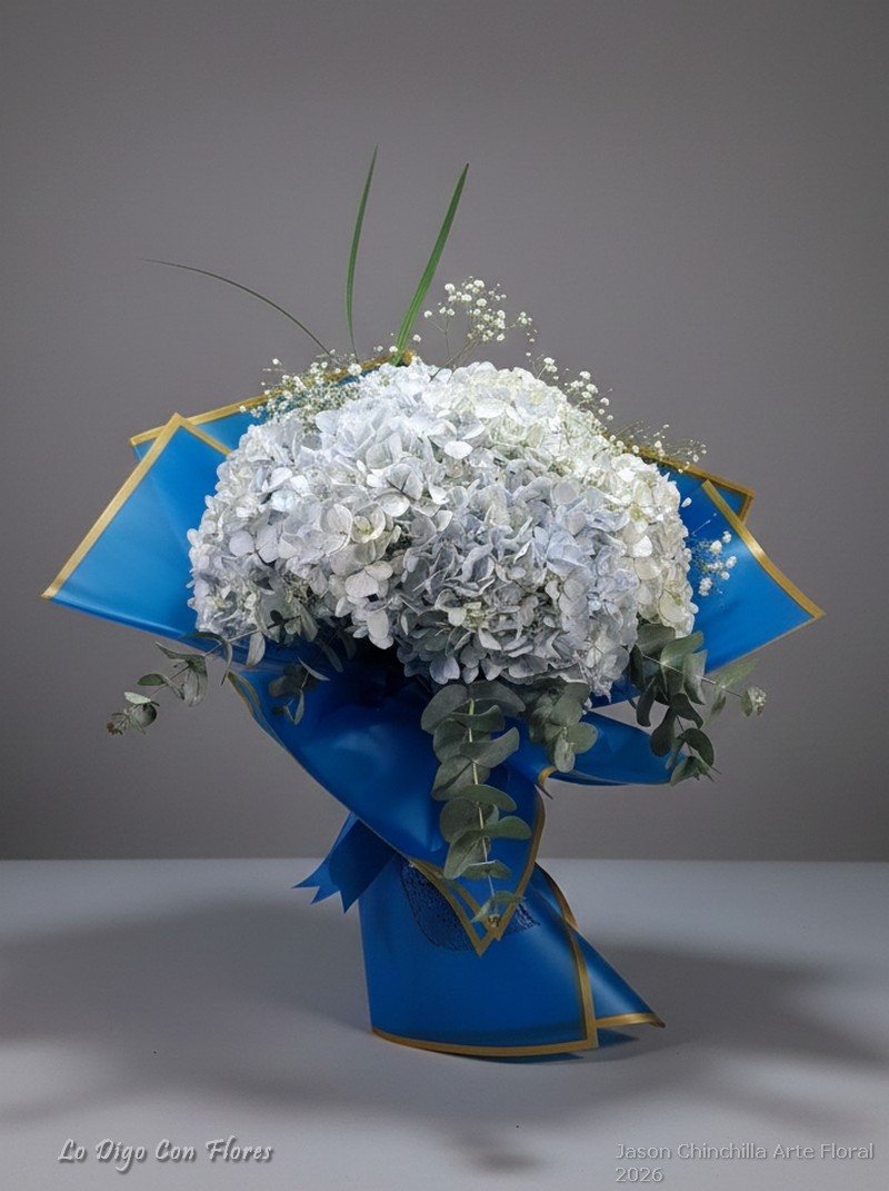 Ramo de hortensias