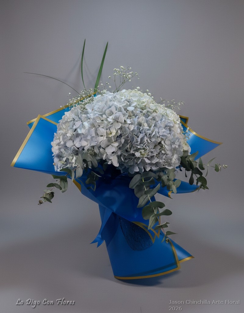 Ramo de hortensias