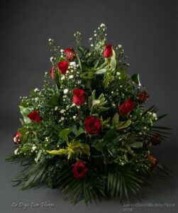 Canasta de rosas