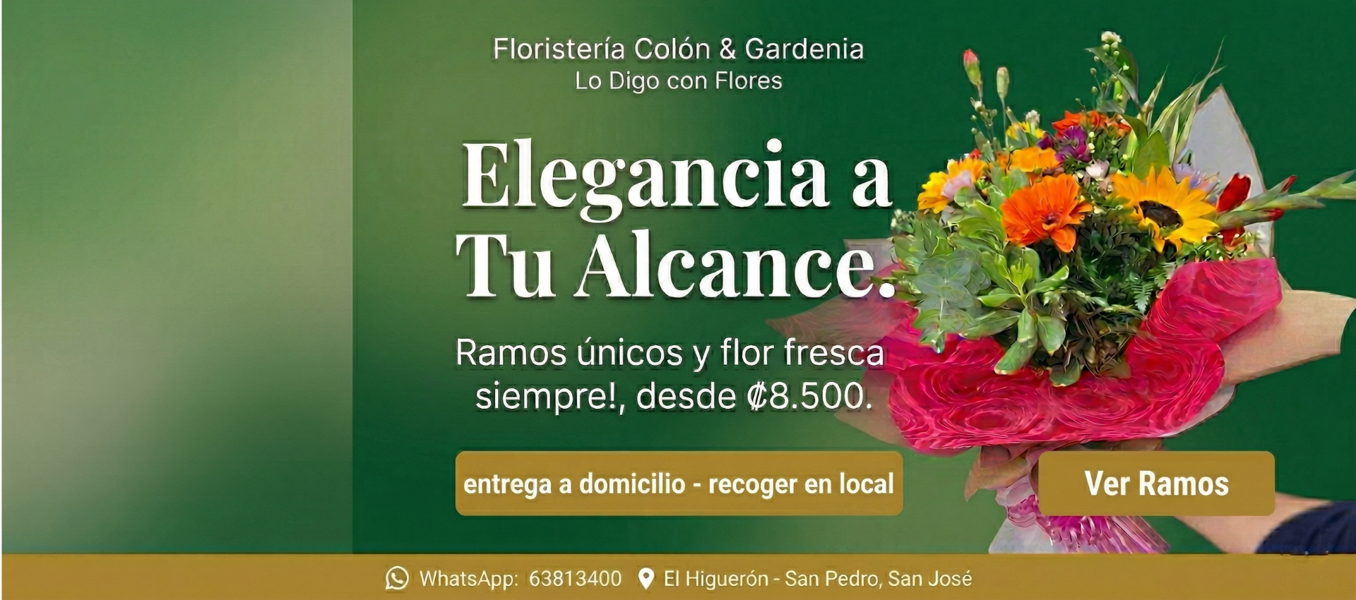 Arreglos florales en San José