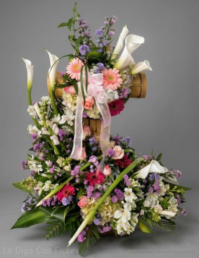 Cruz funebre elegante