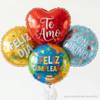 Flores y globos