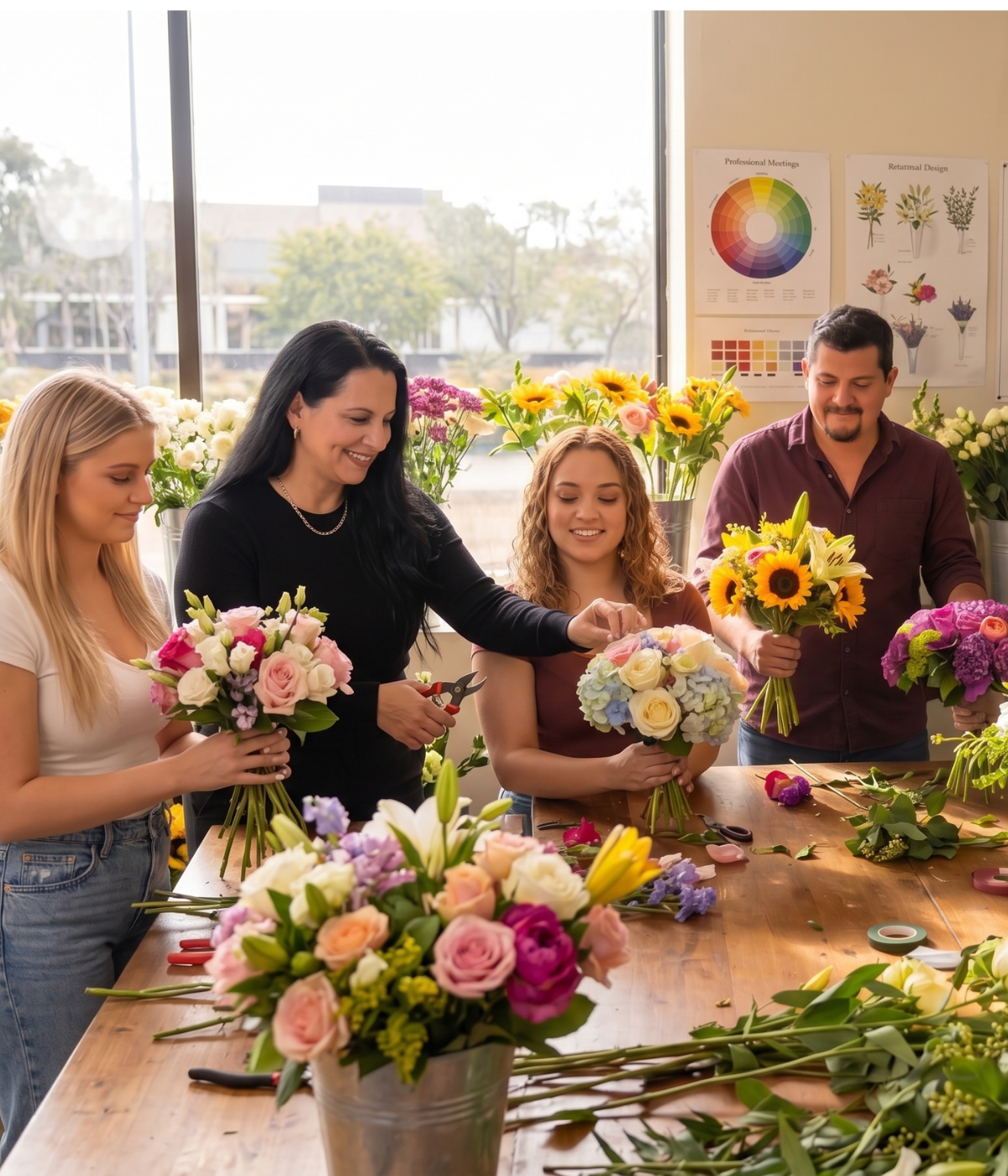 Diseño floral profesional