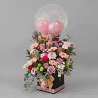 Caja de flores variadas