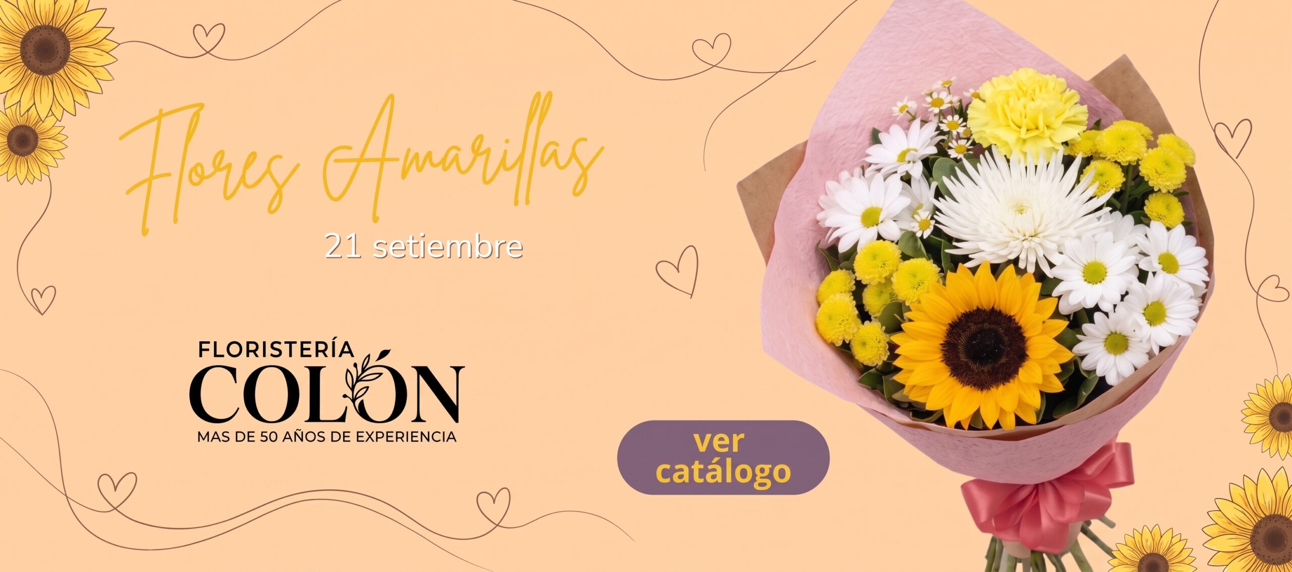 Flores amarillas en san josé