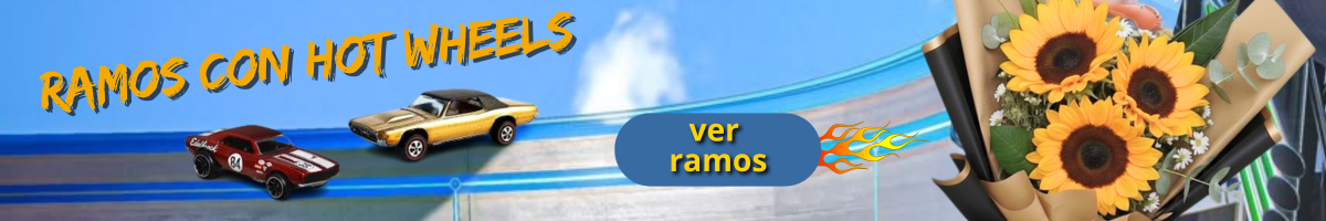 flores con hot wheels 30 de setiembre