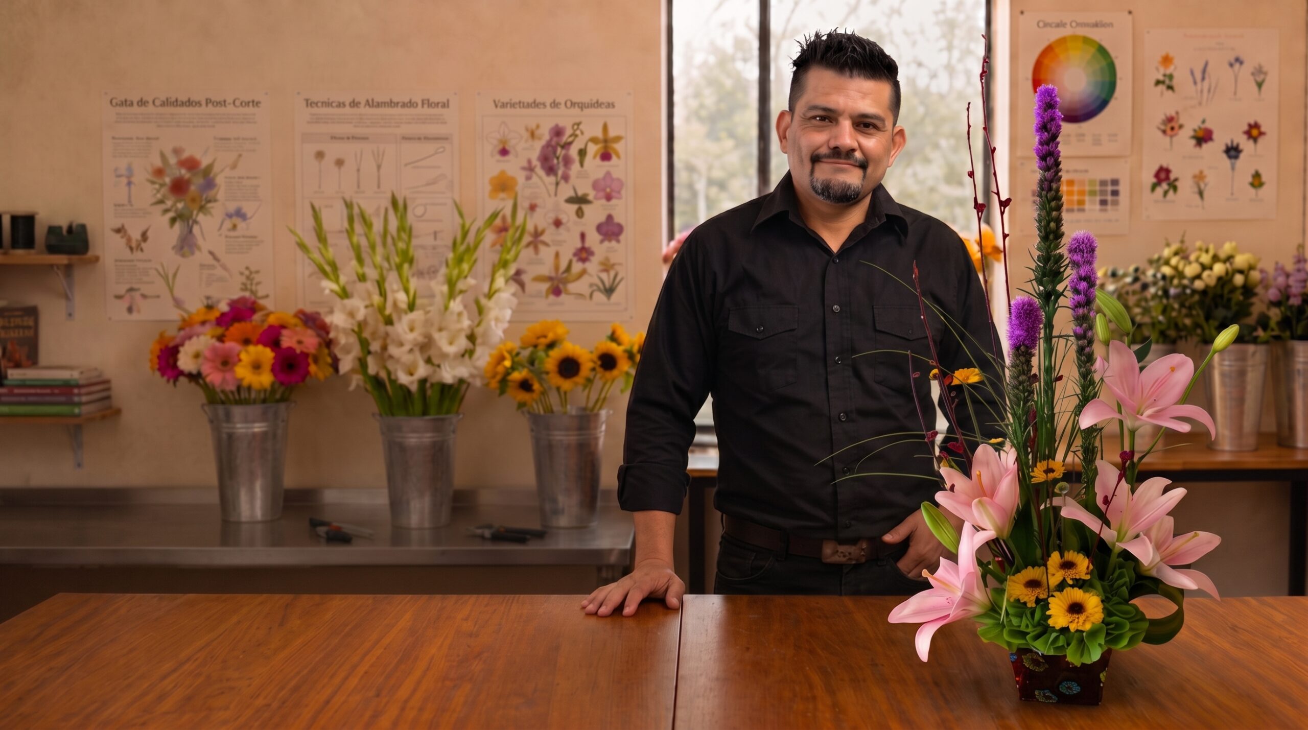 Diseño floral de Jason Chinchilla