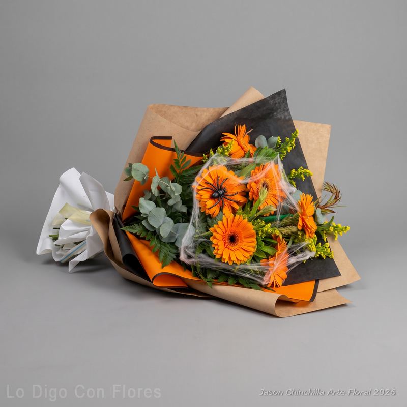 ramo de flores halloween desamparados y curridabath